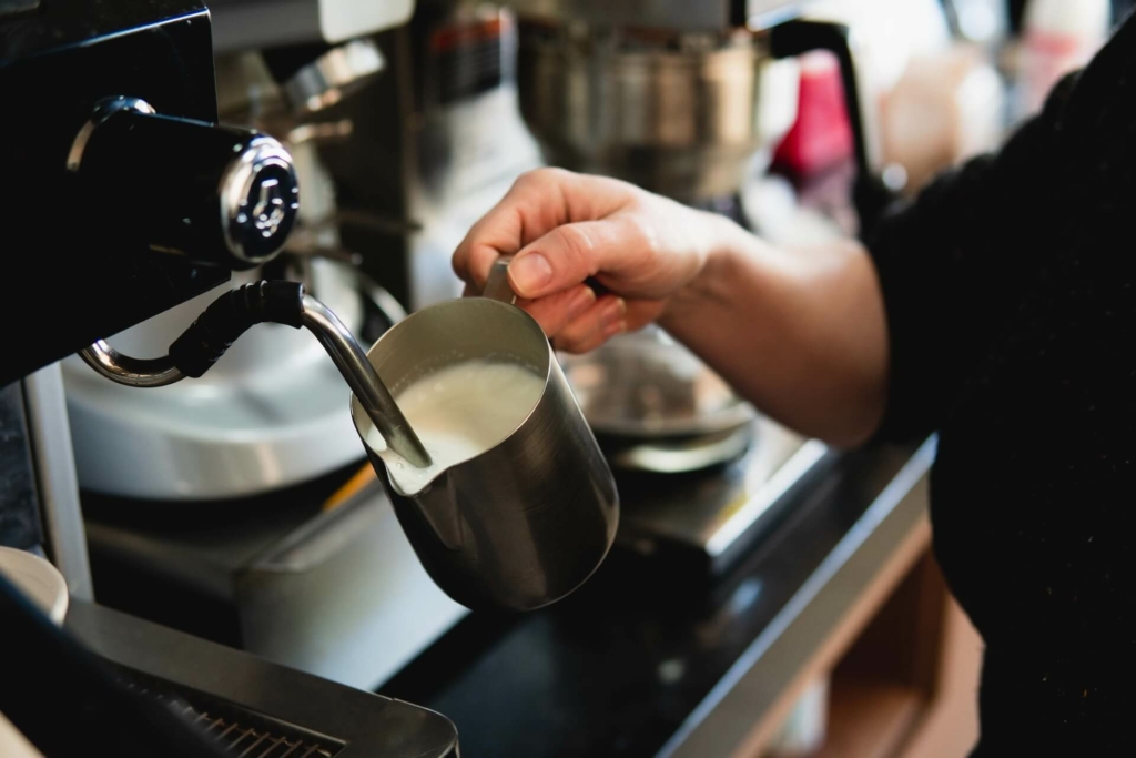dampflanze milchschaum