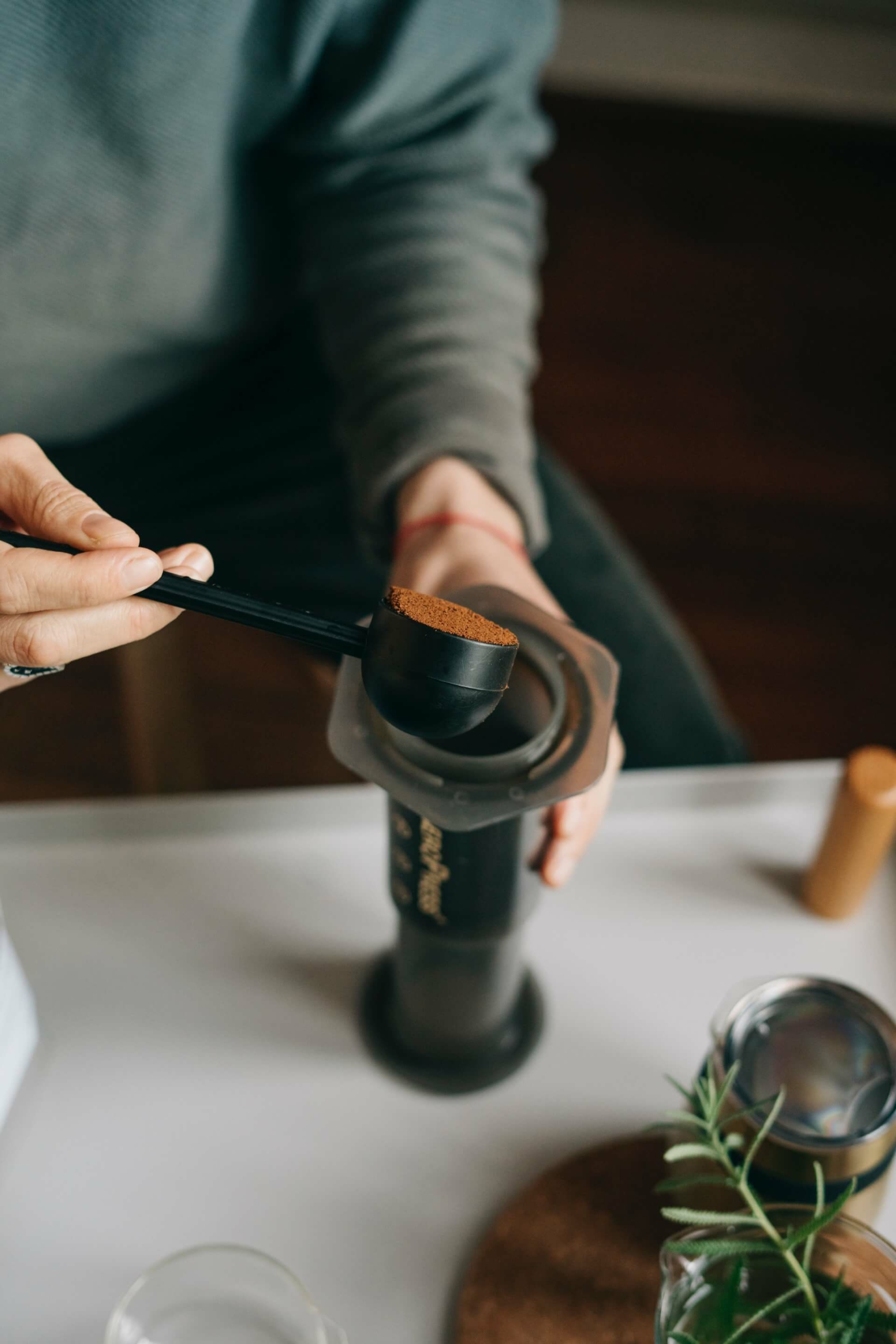 kaffeepulver brühzylinder
